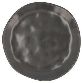 Piatto da Dolce Bidasoa Cosmos Ceramica Nero (20 cm) (12 Unità)