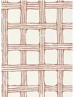 Scion Carta da parati Fretwork - Ladybird Red