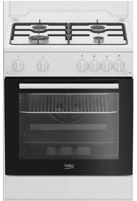 Cucina a gas bianca a 4 fuochi da 64 litri - FBG62121WD - beko
