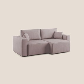 Morfeo divano con sedute estraibili in morbido tessuto impermeabile T02 rosa