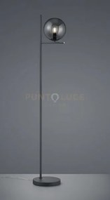 Pure piantana metallo colore antracite con sfera fume' h. 150cm 1 l...