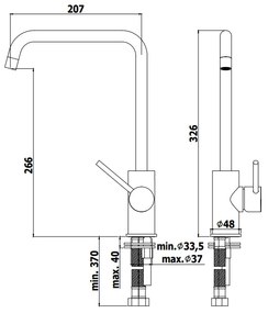 Paffoni Light Lig980 Miscelatore Lavello Cucina Con Braccio Girevole Cromo