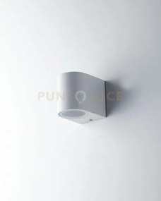 Applique one bianca 1 luce attacco gu10 ip54 6,7x9,3x8cm