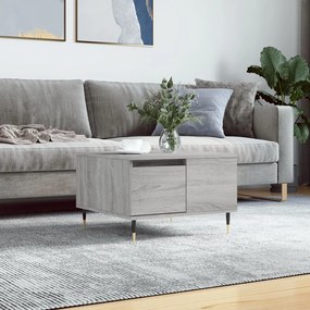 Tavolino Salotto Grigio Sonoma 55x55x36,5 Cm Legno Multistrato /