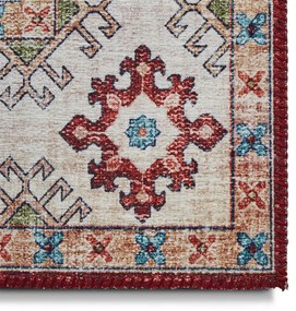 Tappeto rosso/beige 225x60 cm Topaz - Think Rugs