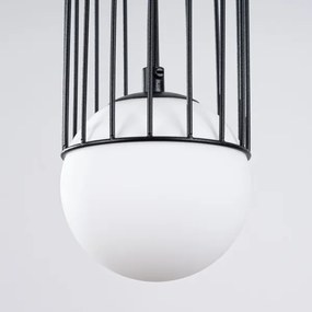 Sollux SL.1332 - Lampadario a sospensione con filo BRINA 1xG9/8W/230V nero