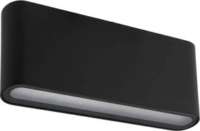 Applique LED 12W Bidirezione IP65 CCT Bianco Variabile - Nera Colore Bianco Variabile CCT