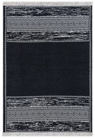 Tappeto in cotone bianco e nero , 120 x 180 cm Duo - Oyo home
