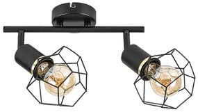 Rabalux 71066 - Faretto FRAN 2xE27/40W/230V nero