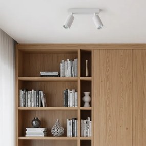 Brilagi - Faretto orientabile SELE MODERN 2xGU10/30W/230V bianco