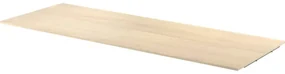 Top per lavabo  SENSEA L 135 x H 1 x P 49.5 cm beige truciolare, legno effetto naturale