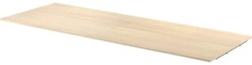 Top per lavabo  SENSEA L 135 x H 1 x P 49.5 cm beige truciolare, legno effetto naturale