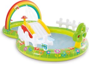 Parco Acquatico Gonfiabile Piscina con Scivolo per Bambini Intex da Giardino