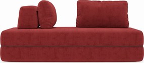 Rift divano letto matrimoniale 2 posti e 3 posti con schienali mobili - materasso alto 24 cm e memory foam in tessuto smacchiabile T31