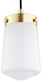 Argon 8004 - Lampadario a sospensione con filo PASADENA 1xE27/15W/230V oro/bianco