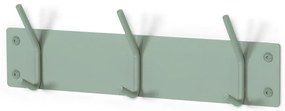Appendiabiti da parete in metallo grigio-verde Fusion - Spinder Design