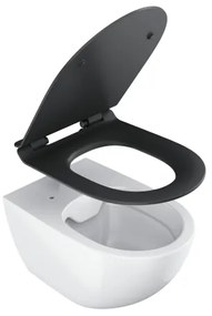 Ravak X01862 - Sedile WC a chiusura rallentata SoftClose VITA SLIM, nero