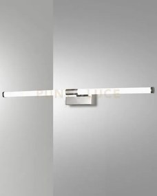 Ago applique cromo da specchio a led 3000k - 14w - 840 lm l.61,5cm ...