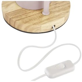 Lampada da tavolo POPPY 1xE27/25W/230V rosa