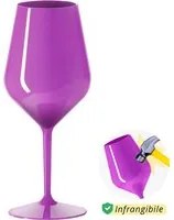 Calice vino in tritan 470 ml viola