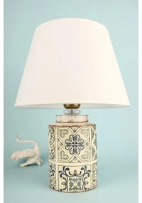 Lampada da tavolo RAMZES 1xE27/40W/230V bianca
