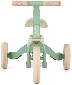 PETITE&MARS - Triciclo 5 in 1 per bambini TURBO LIMITED Verde Twist