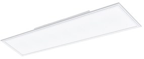 Plafoniera Moderna Salobrena-A Alluminio Bianco Luce Led Integrato 31,5W