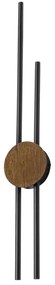 Brilagi - Lampada da parete LED WOODY COLLINE 15W 230V 80 cm rovere/noce