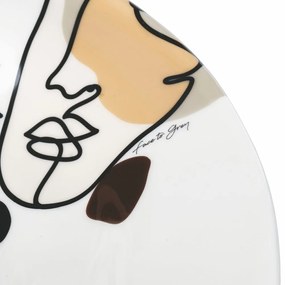 Insalatiera in ceramica , ø 39 cm Face to Grey - VDE Tivoli 1996