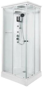 Cabina doccia idromassaggio rettangolare Anelis 80 x 120 cm