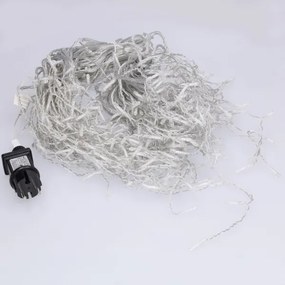 Brilagi - Catena luminosa natalizia LED per esterni 400 LED/8 funzioni 23 m IP44 bianco freddo