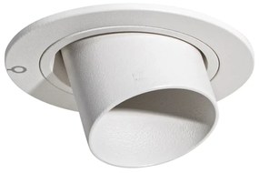 Faretto da incasso moderno bianco GU10 35 mm rotondo orientabile - Installa