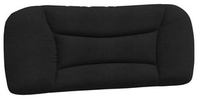 Cuscino testiera nero 100 cm in tessuto