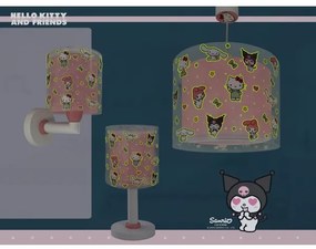 Dalber 41251 - Lampada notturna LED per bambini HELLO KITTY&FRIENDS 1xG4/4W/230V rosa