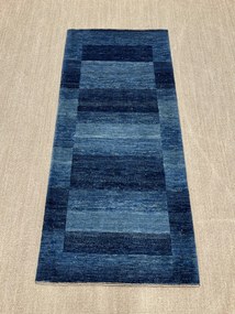 Loribaft Tappeto 180x90 Blu (Iran) Annodato A Mano