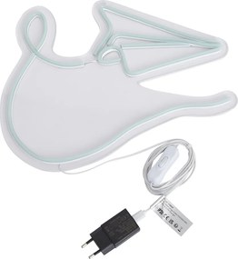Lampada da parete al neon blu con LED - Aeroplanino