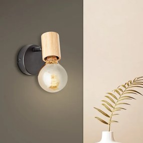 Brilliant - Faretto da parete KERRY 1xE27/40W/230V bambù