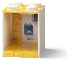 Mensola da parete bianca per bambini Brick 4 - LEGO®