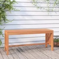 Panca da Giardino 110 cm Legno Massello di Eucalipto 363288