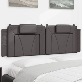 Cuscino Testiera Grigio 160 Cm İn Similpelle /