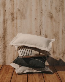 Kave Home - Fodera per cuscino Tenassa 100% PET bianco 45 x 45 cm