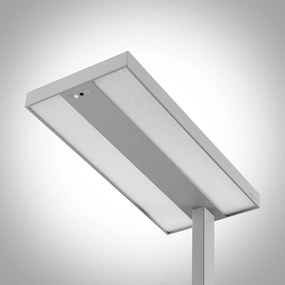 Arcchio LED piantana Logan Pro, argento, sensore, dimmerabile