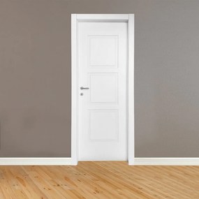 Porta interna a battente Amaltea in MDF laccato colore bianco, L 70 x H 210 cm, apertura a destra
