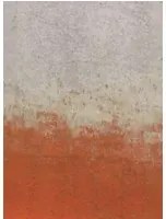 Élitis Carta da parati panoramica Sirtaki - Orange/ Weiß