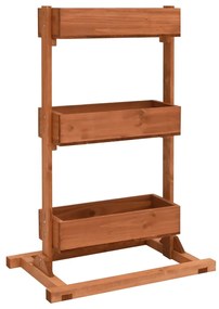 Fioriera 52x30x78 Cm İn Legno Di Abete /