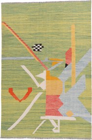 Kilim Tappeto 300x200 (Pakistan) Annodato A Mano
