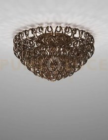 Giogali lampadadario a soffitto 80 cristallo bronzo e bronzo opaco ...