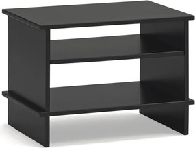 Comodino nero con ripiani Inari – Teulat