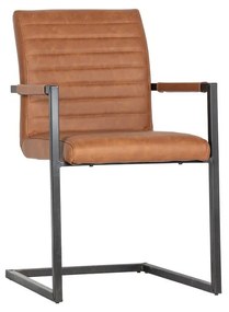 Sedia da pranzo marrone Bas - WOOOD