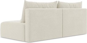 Divano color crema allungabile/con contenitore 216 cm Kalena – Makamii